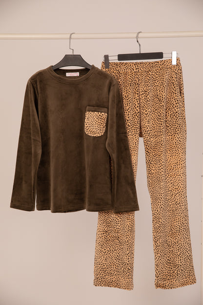 Tiger Velvet Pajama 112