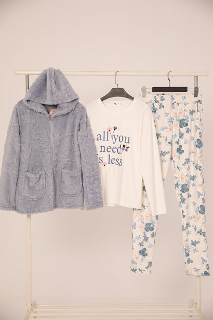 Pajama Velvet 3 pcs 9164