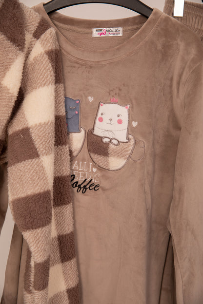 Pajama Velvet 3 pcs 9102