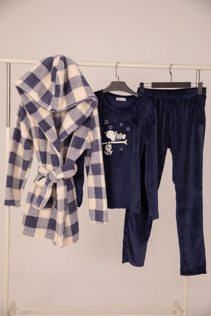 Pajama Velvet 3 pcs 9094