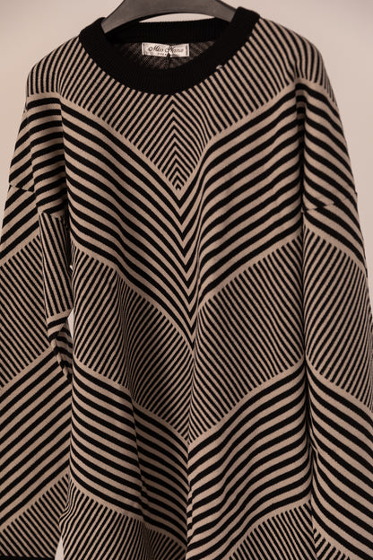 Tricot Round Sweater Long 5246