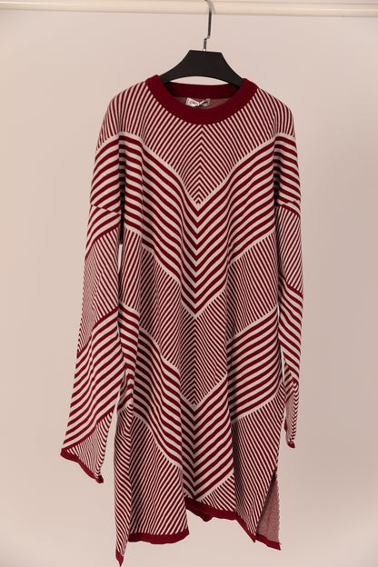 Tricot Round Sweater Long 5246