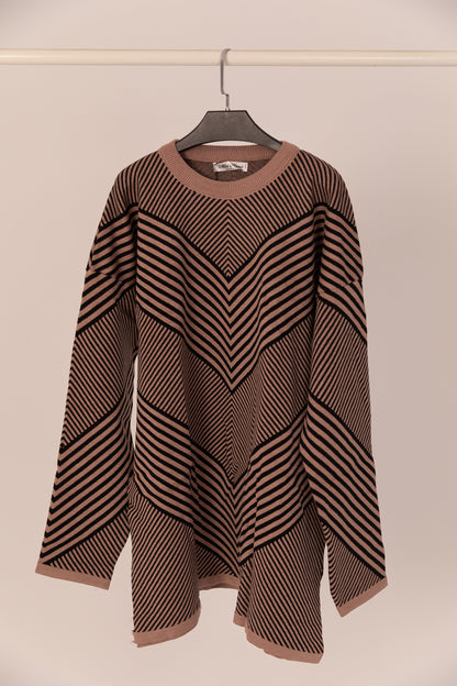 Tricot Round Sweater Long 5246