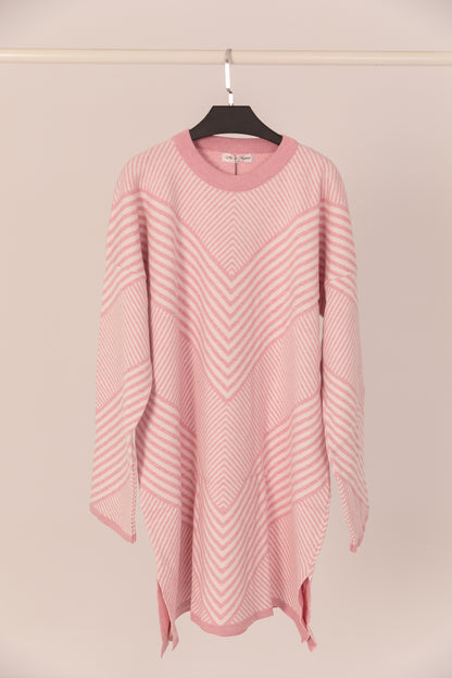 Tricot Round Sweater Long 5246