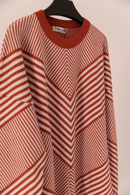 Tricot Round Sweater Long 5246