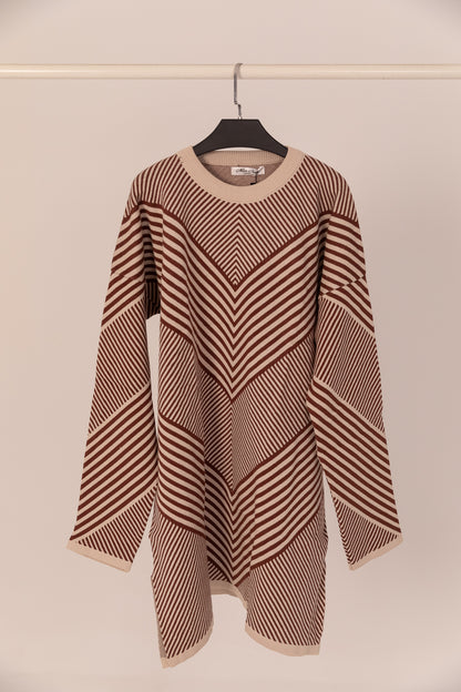 Tricot Round Sweater Long 5246