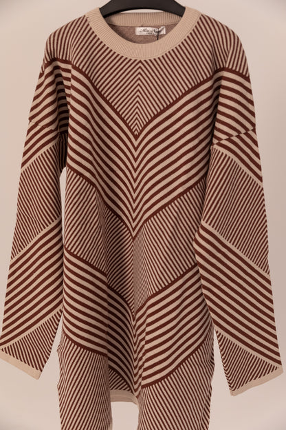 Tricot Round Sweater Long 5246