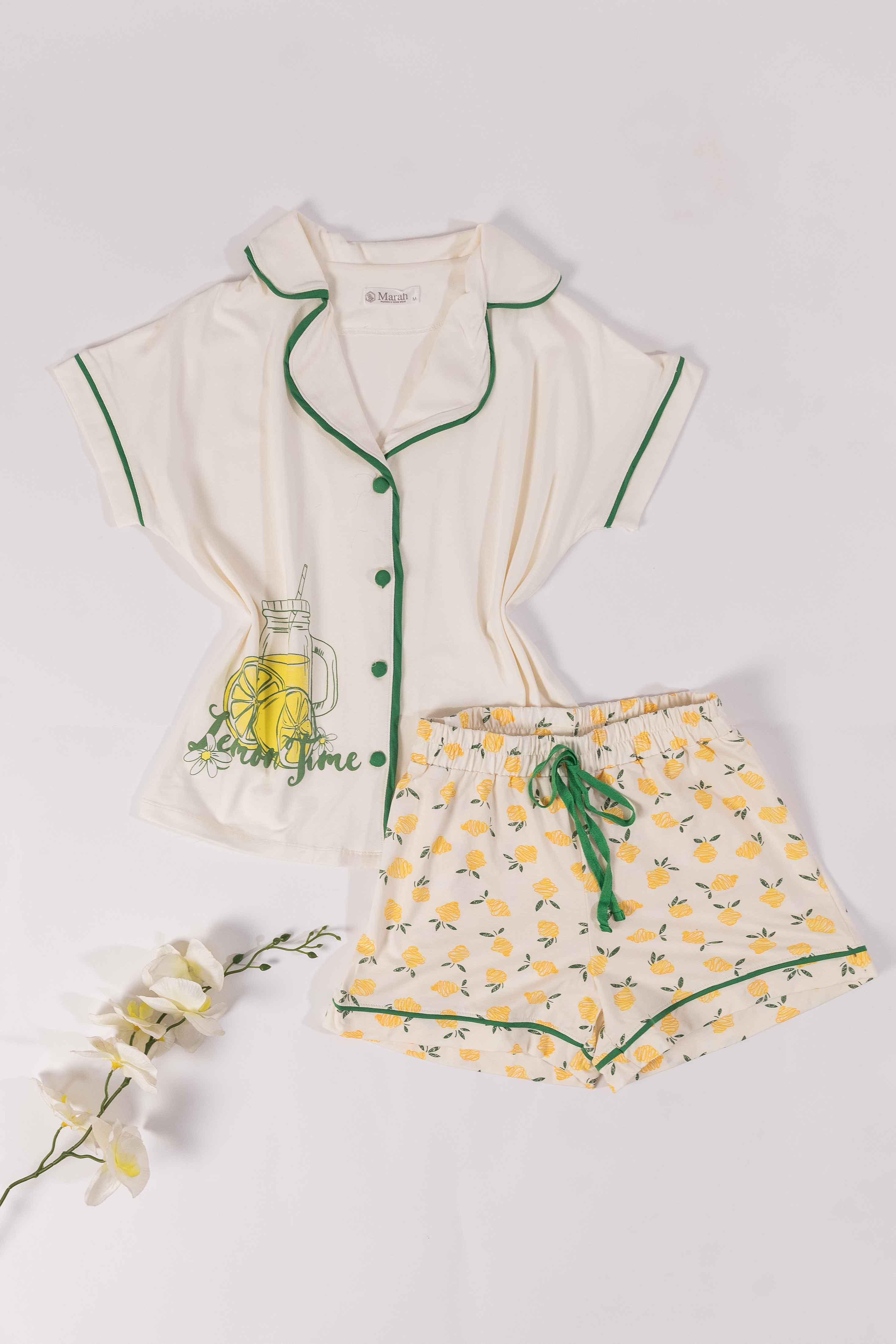 Pajama 2 Pieces T-Shirt & Shorts 1607