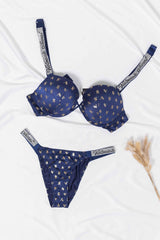 BRA SET PRINTED VS (PUSH-UP) 18830