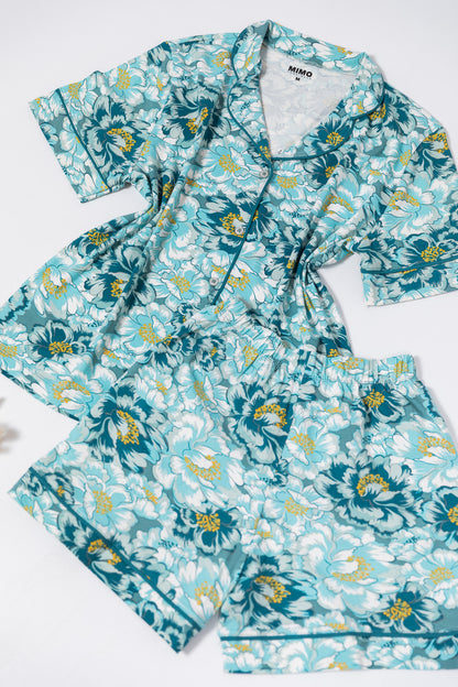 PAJAMA SHORT FLOWERS 6850