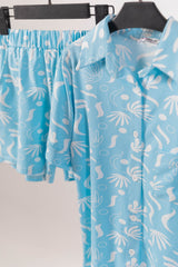 BUTTONS PAJAMA SHORT 7801
