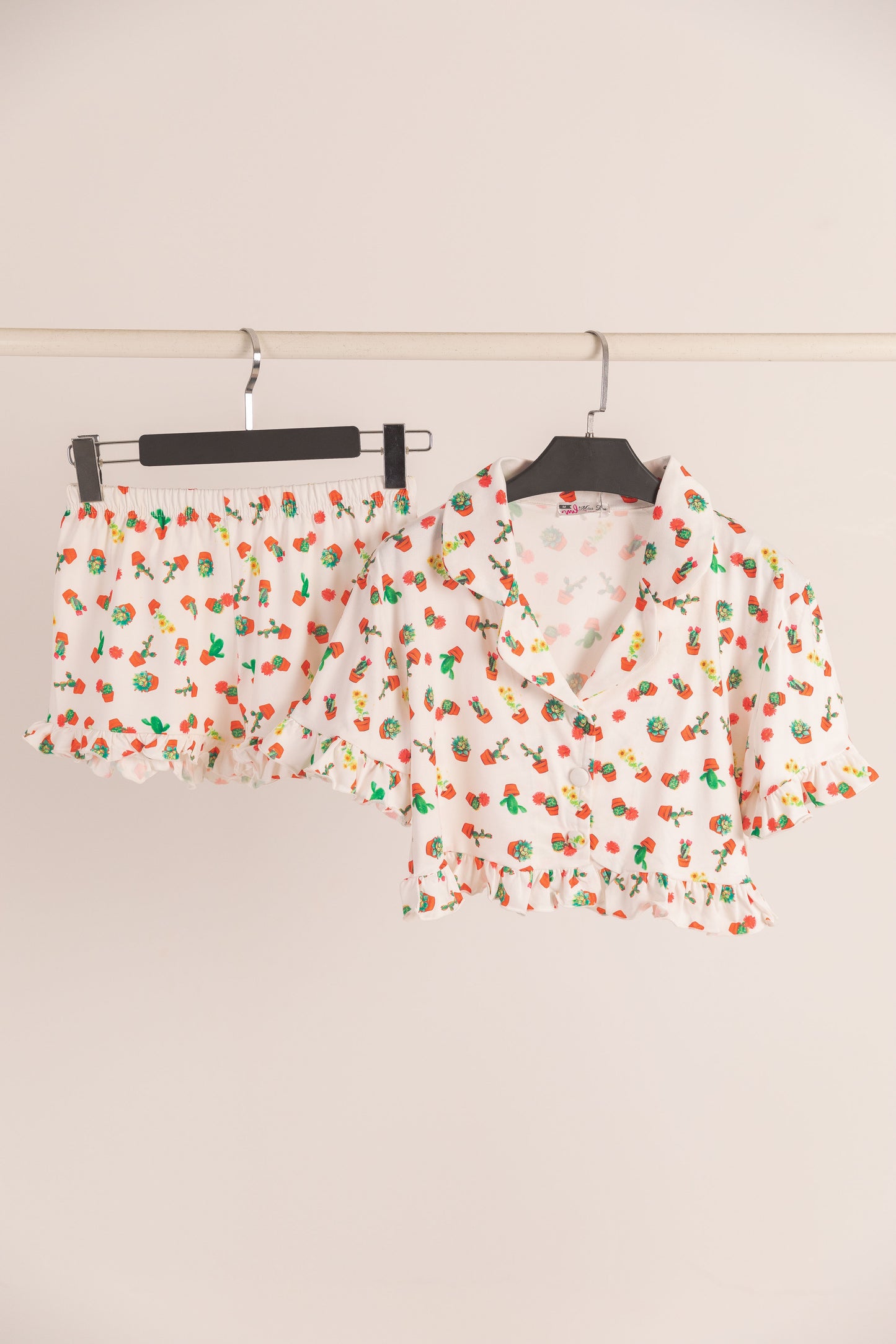 Pajama Crop-Top & Short's 7629