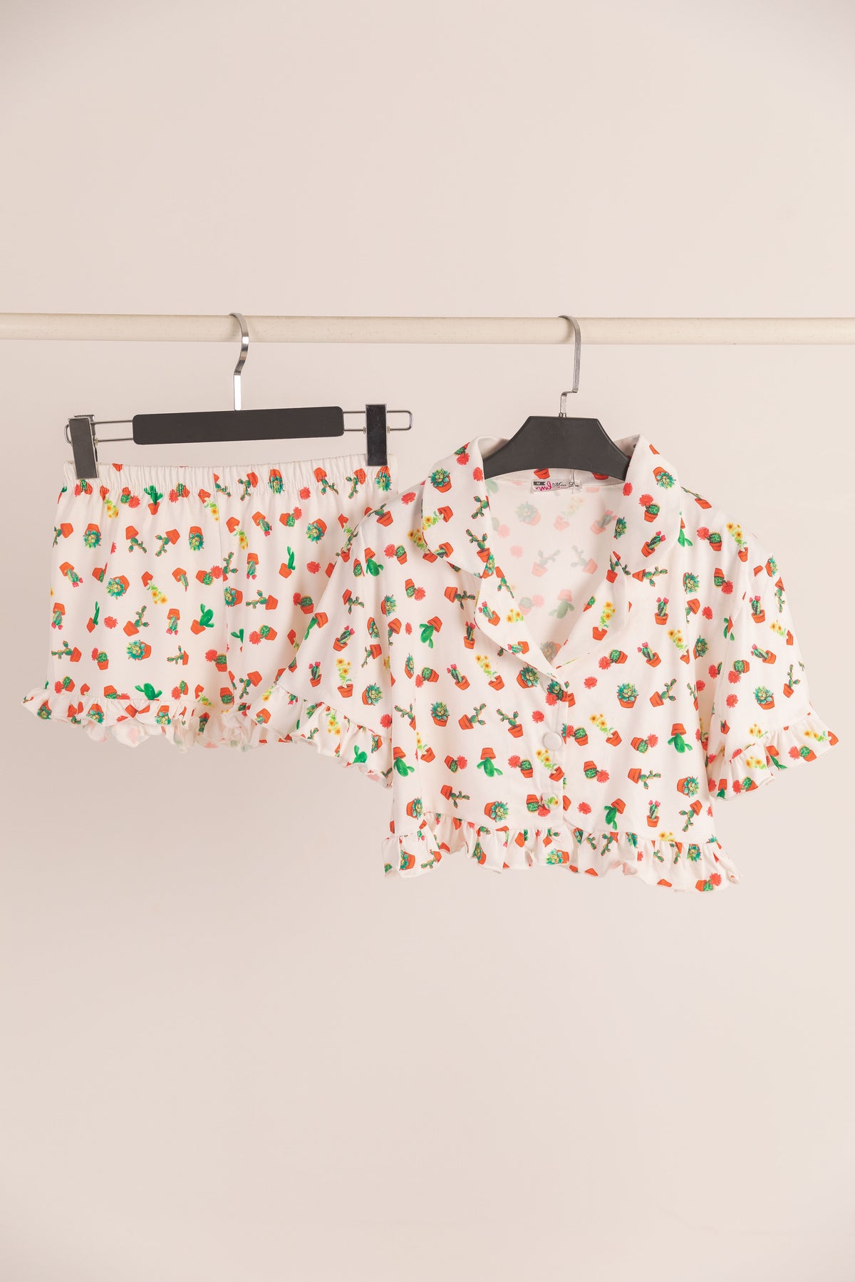 Pajama Crop-Top & Short's 7629