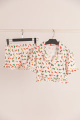Pajama Crop-Top & Short's 7629