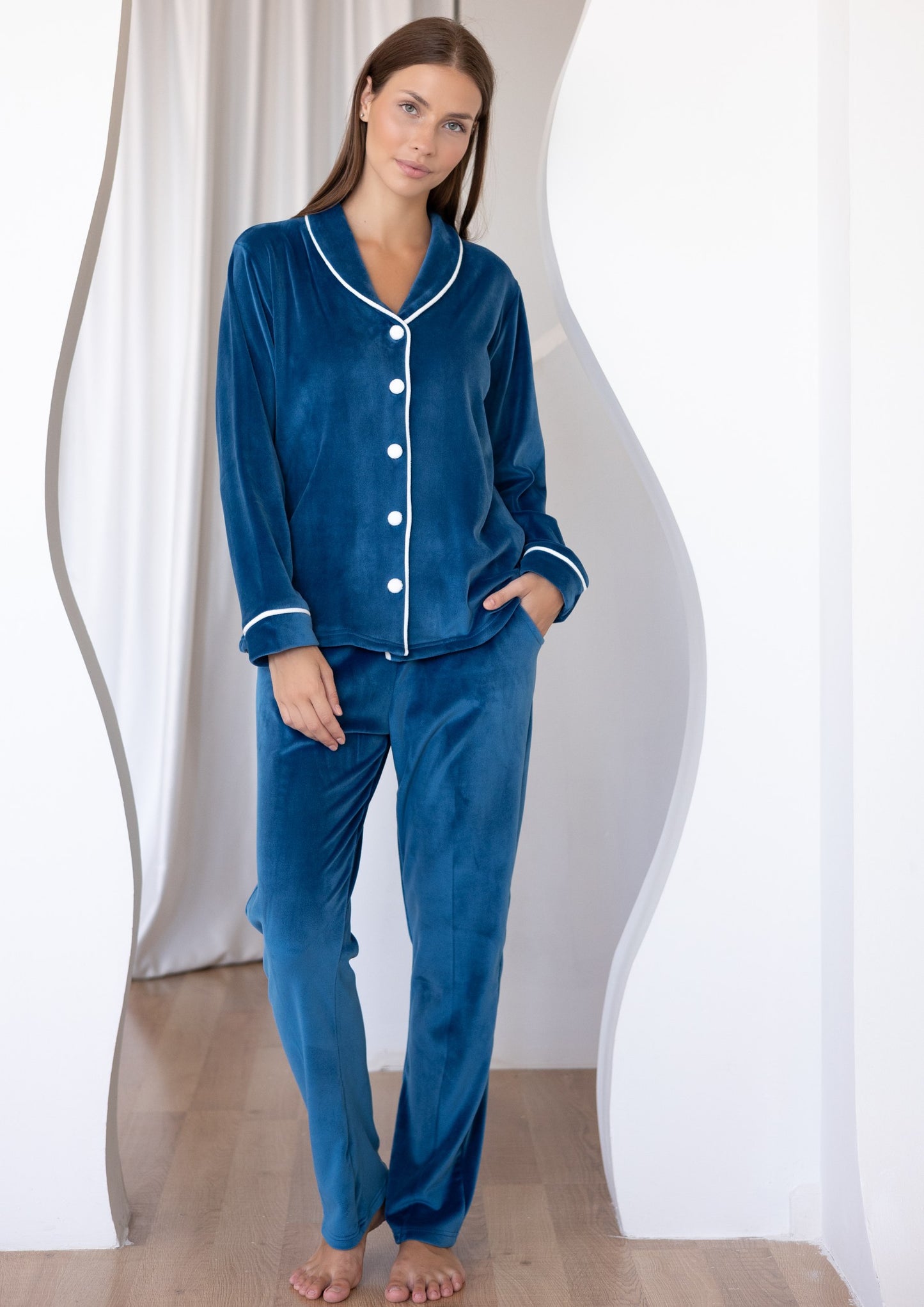 Pajama Velvet Buttons 9082