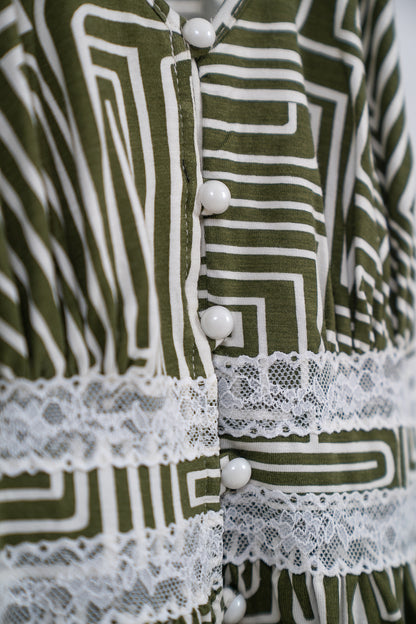 Pajama Stripped Cut 8108