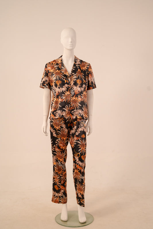 Pajama Satin Flower 8287