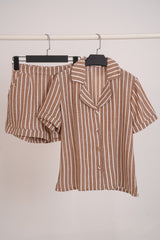 Pajama Short Stripped 8315