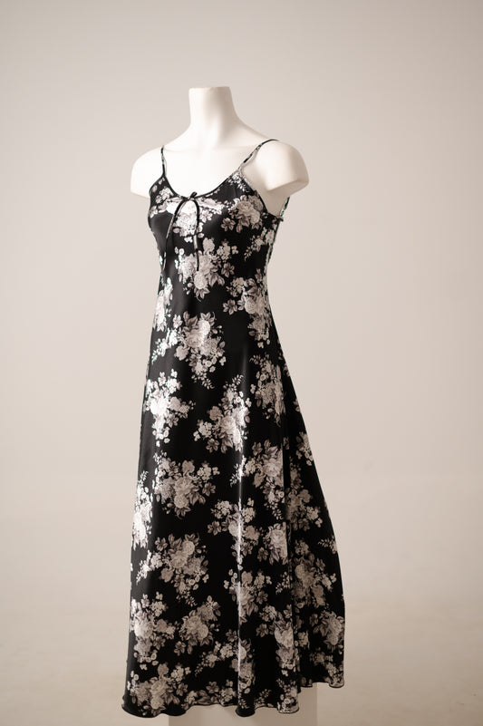 Long Satin Dress 7201