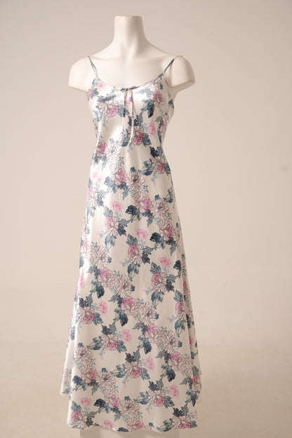 Long Satin Dress 7201