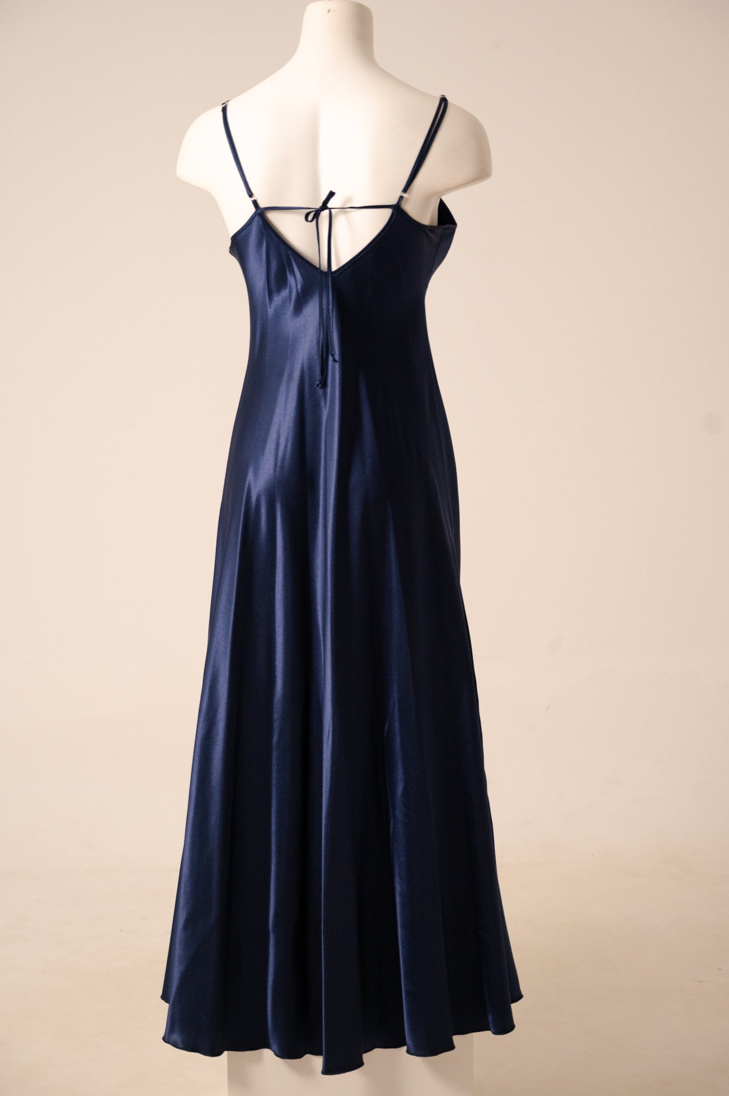 Long Satin Dress 3058