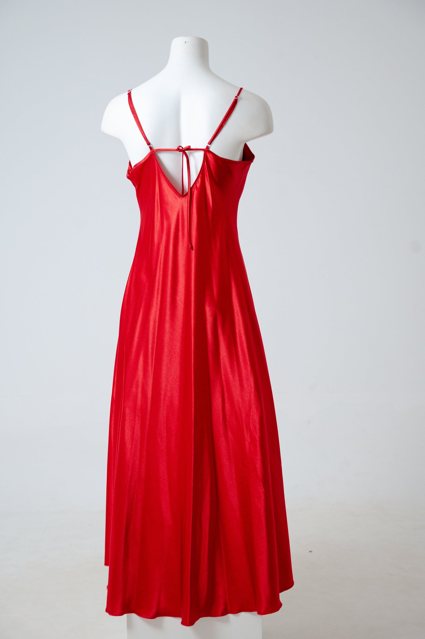 Long Satin Dress 3058