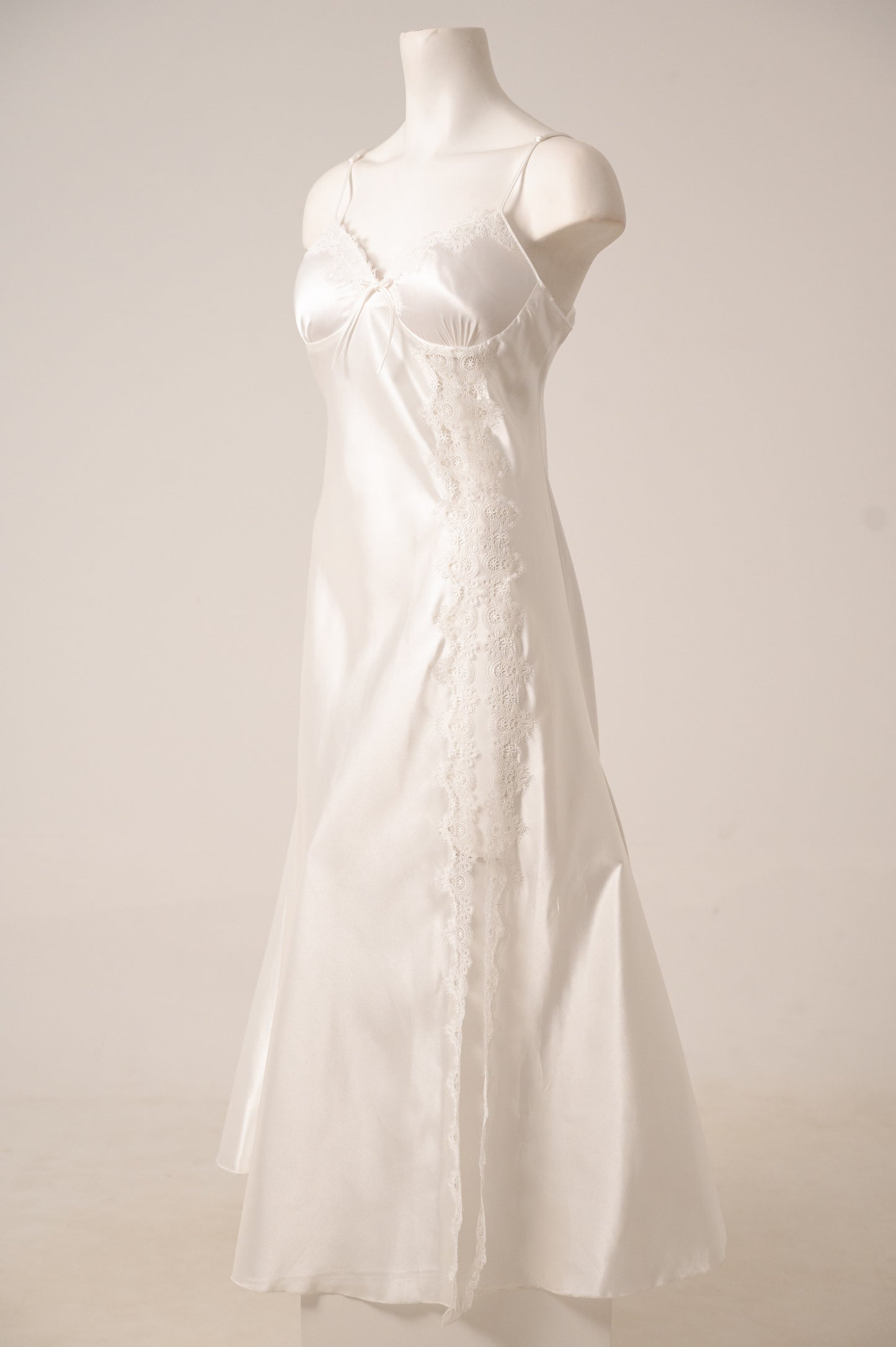 Long Satin Dress 3058