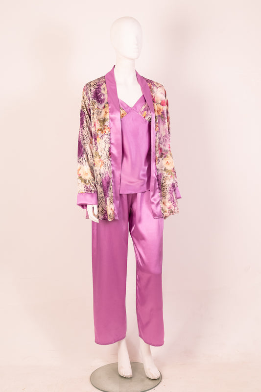 Pajama Satin 3pc 147162