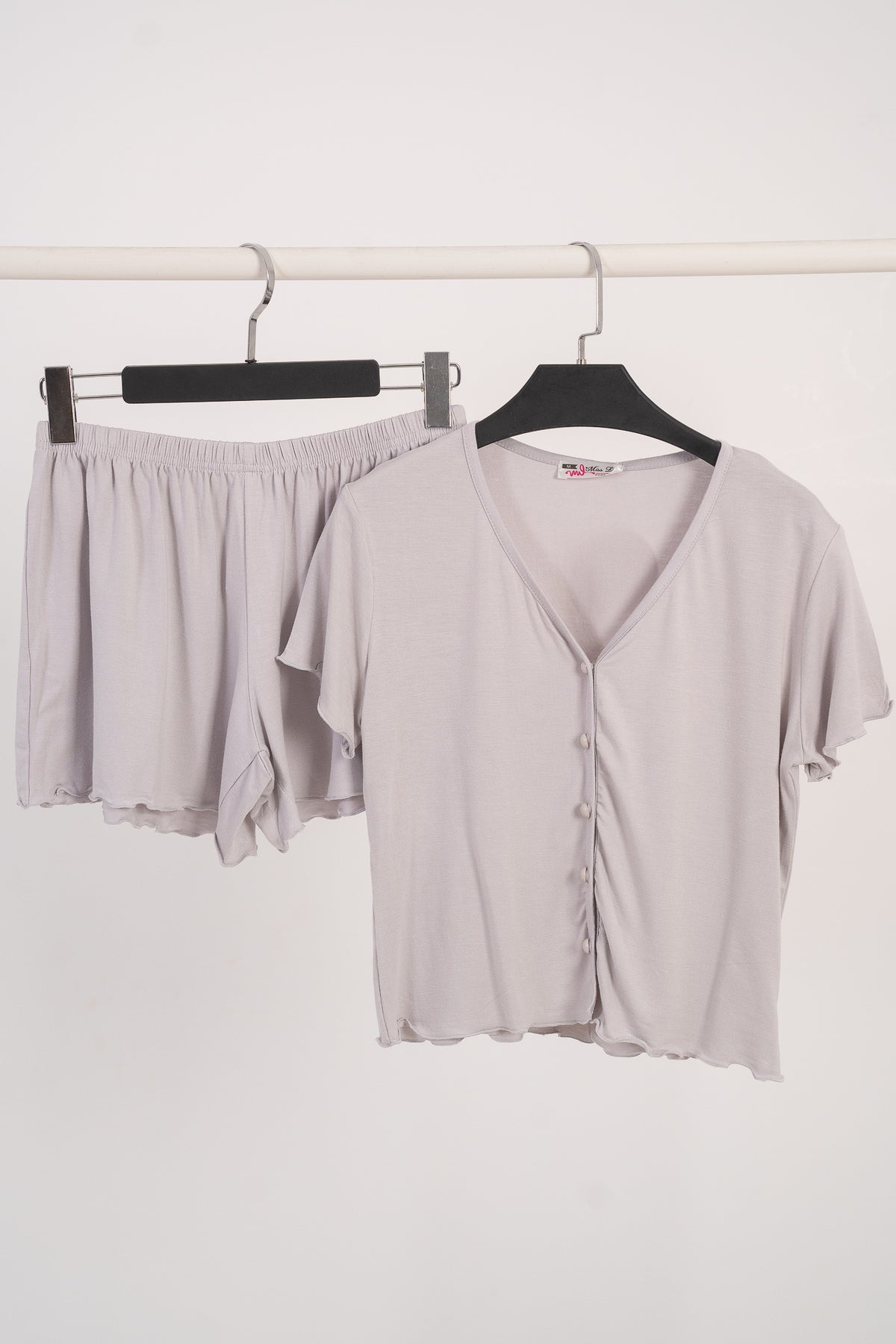 pajama short solid 7843