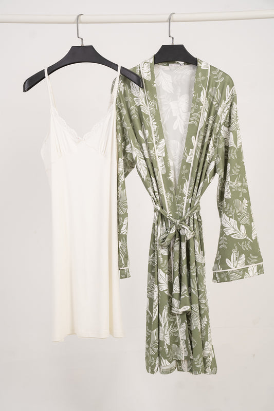 robe set flower 7987