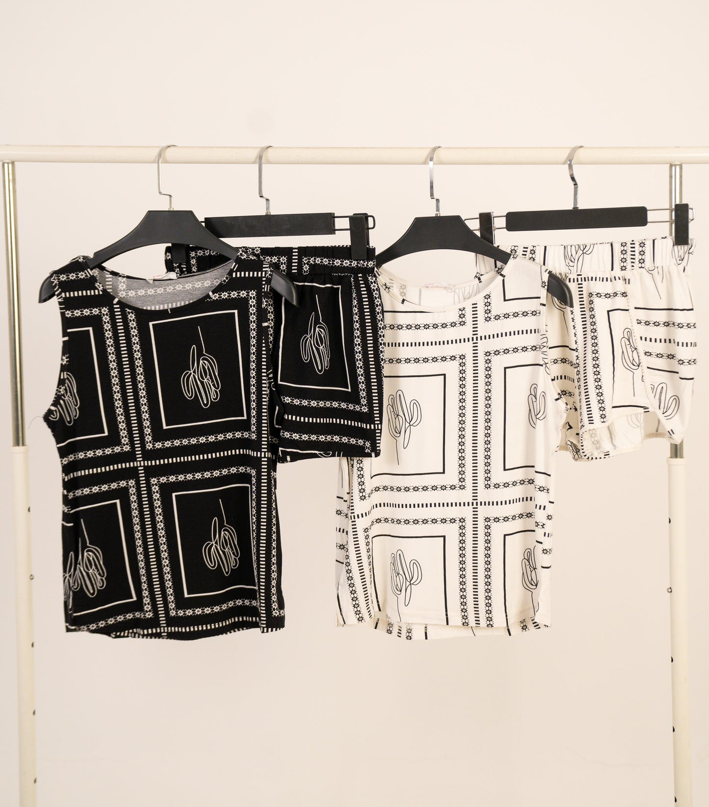 Pajama 2 Pieces T-Shirt cut & Shorts 7826