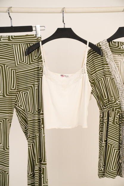 PAJAMA SHIRT & ROBE 8092