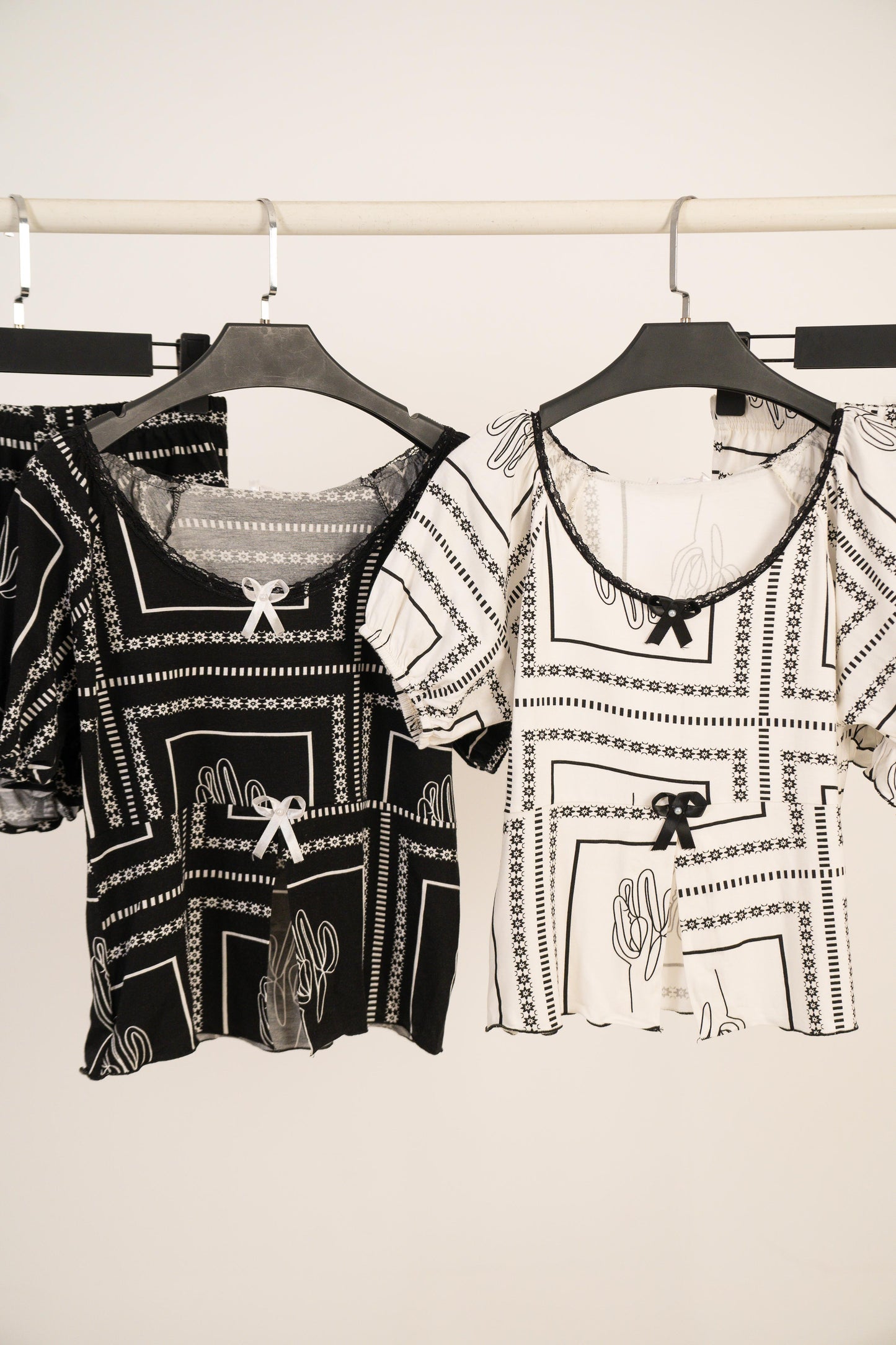Pajama Crop-Top & Short's  7799