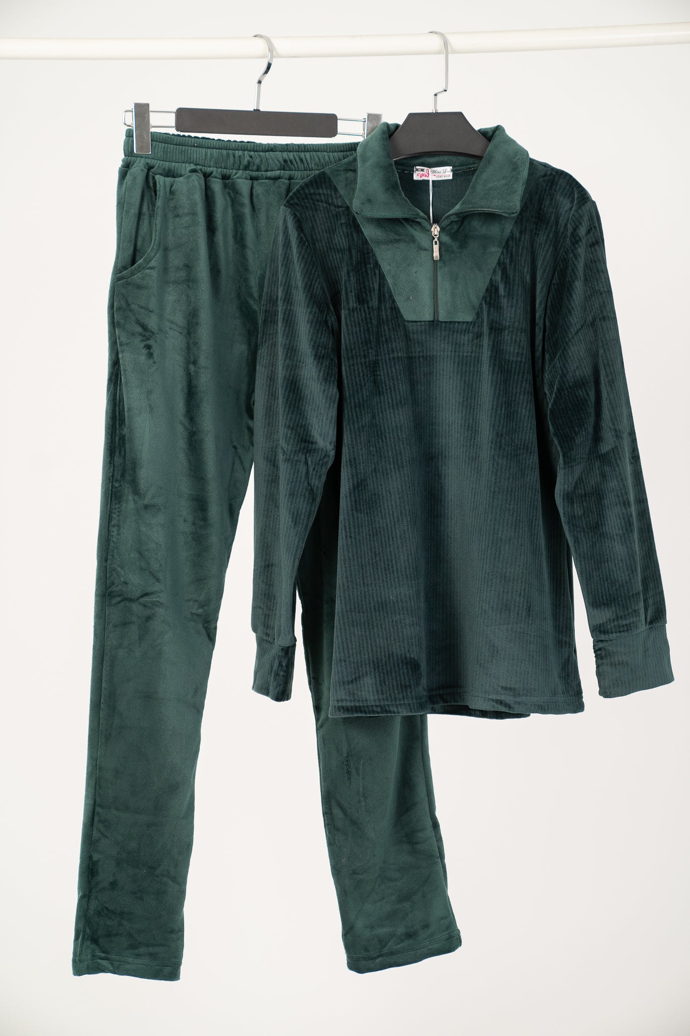 Pajama Velvet Half Zipper 9298