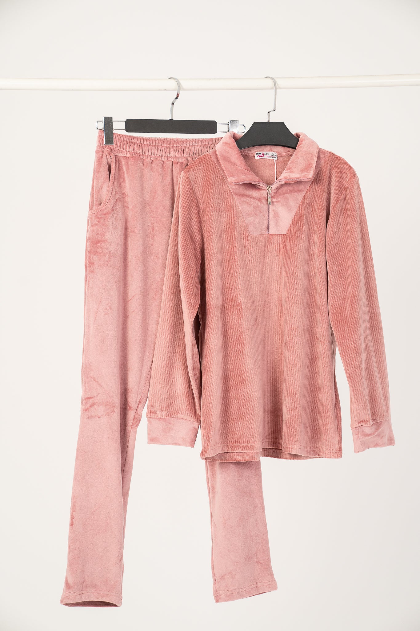 Pajama Velvet Half Zipper 9298