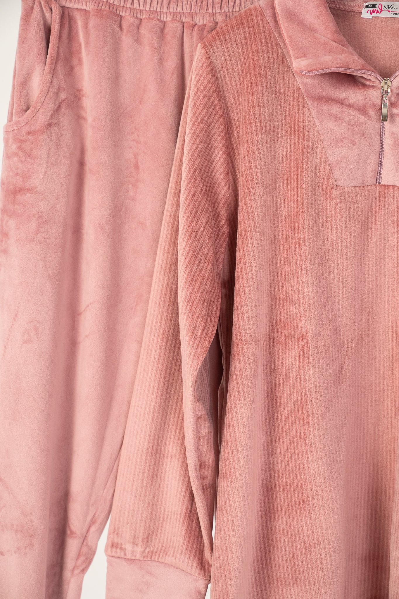 Pajama Velvet Half Zipper 9298