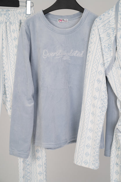 Pajama Velvet 3PC 9188