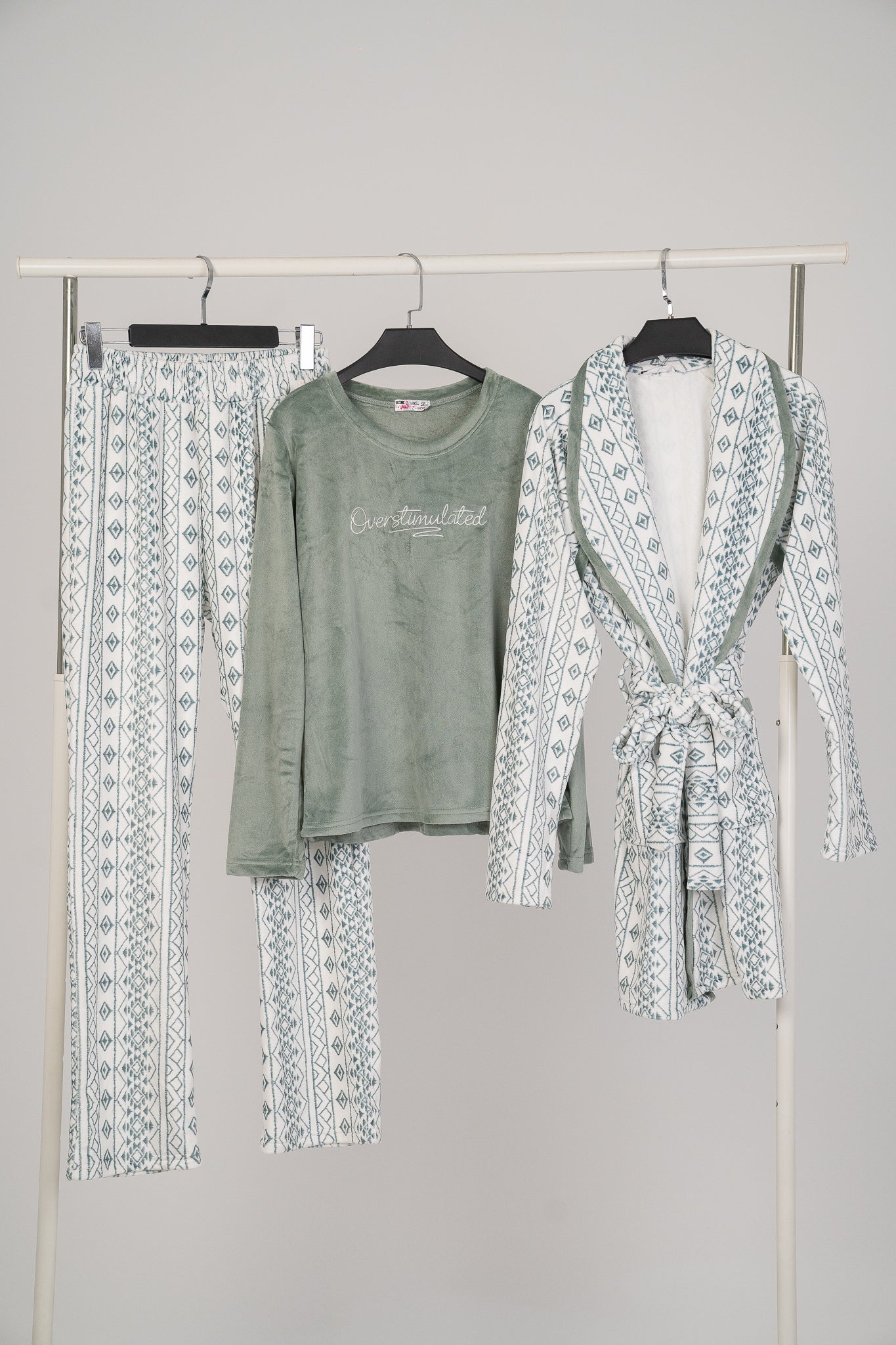 Pajama Velvet 3PC 9188