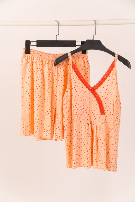 Pajama Dot's Cut Short 7028
