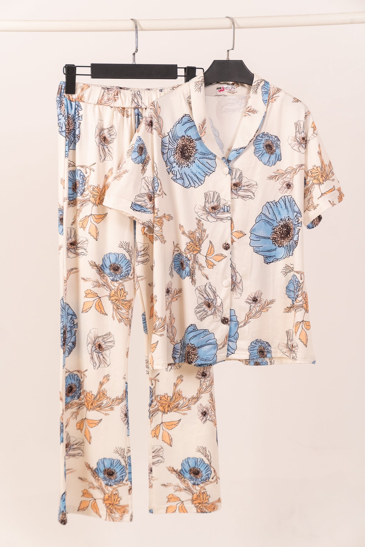 Pajama Pants Flower 7647