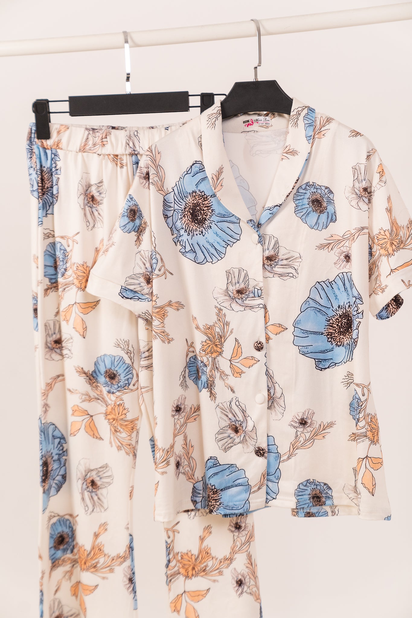 Pajama Pants Flower 7647