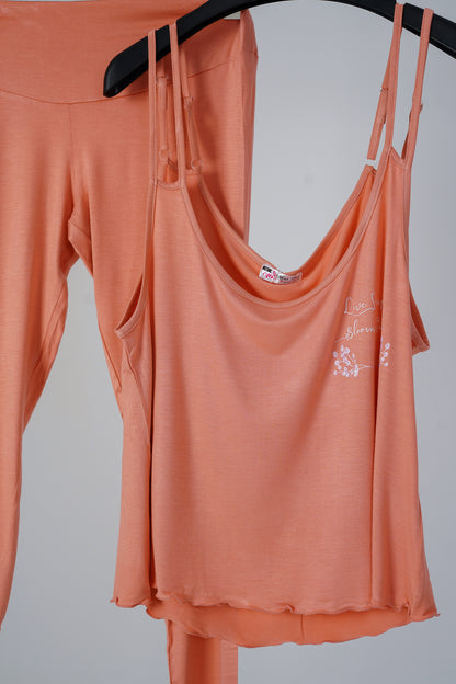 Pajama Cotton Tank-Top 9622