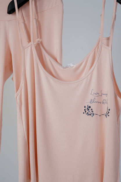 Pajama Cotton Tank-Top 9622