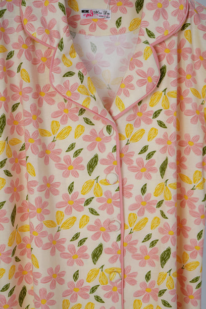 Pajama Shorts Flower 9677