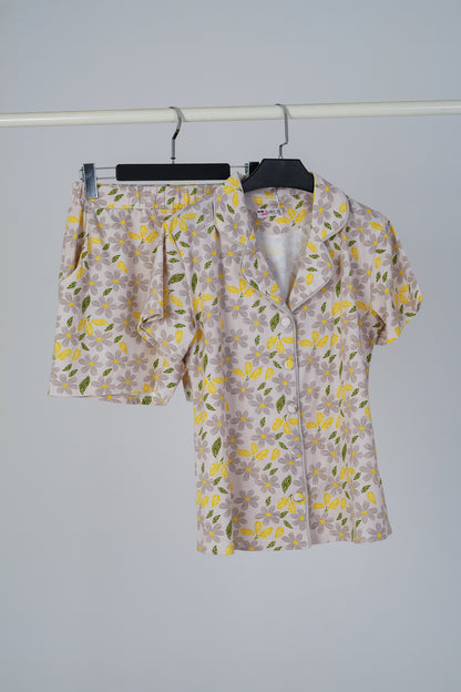 Pajama Shorts Flower 9677