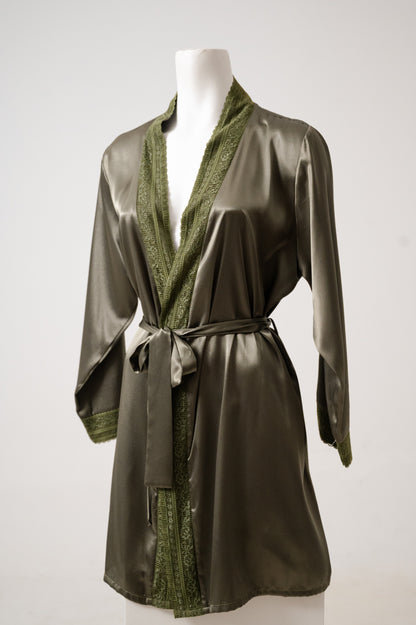 Short Robe Satin 632