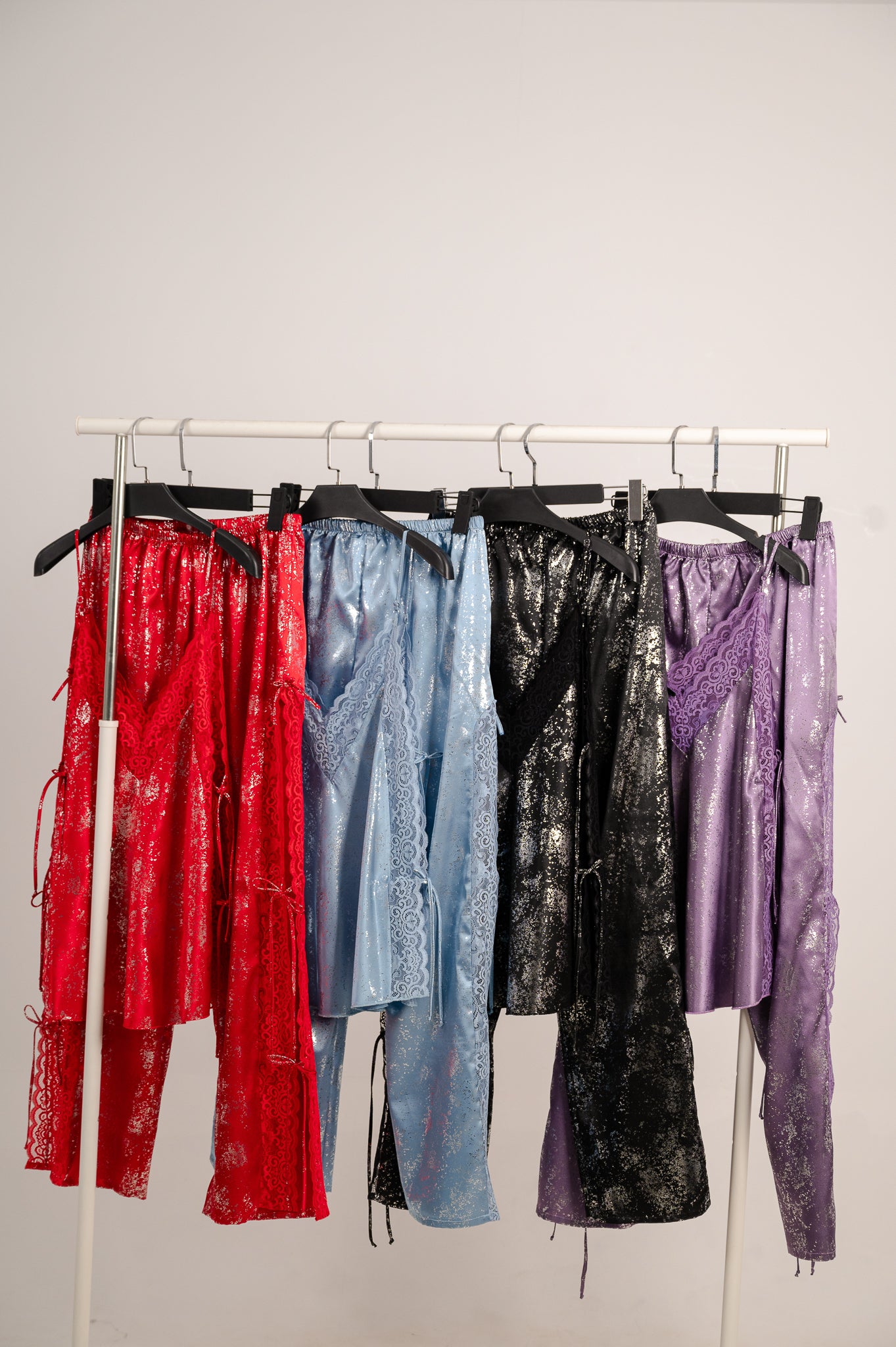 Pajama Satin Glitter 3877