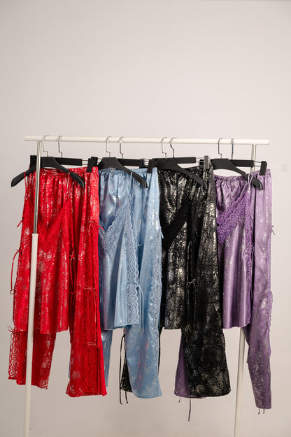 Pajama Satin Glitter 3877