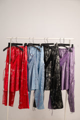 Pajama Satin Glitter 3877