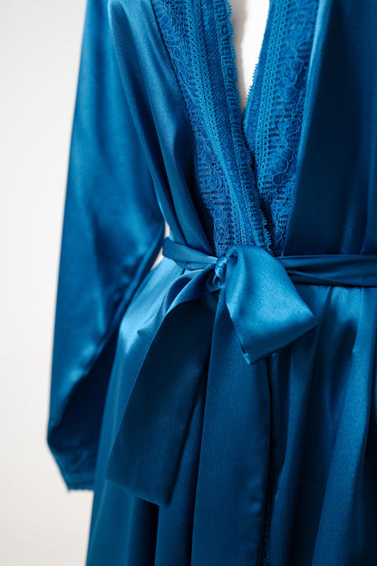 Short Robe Satin 632